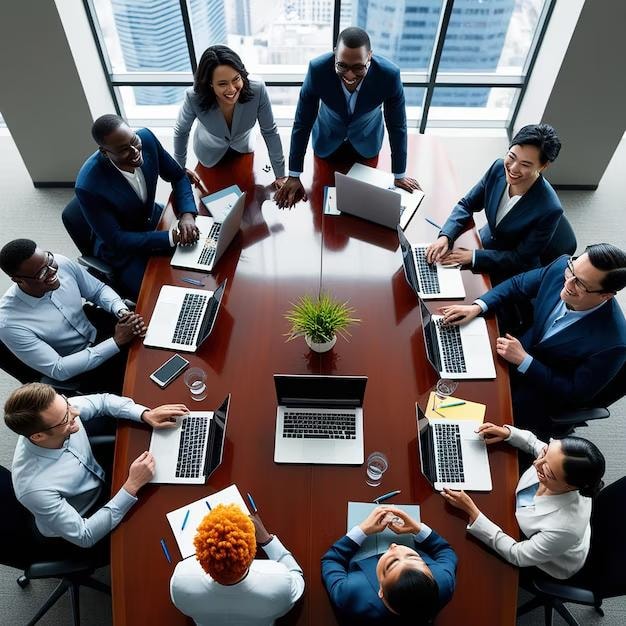 DD Consulting and Management team meeting